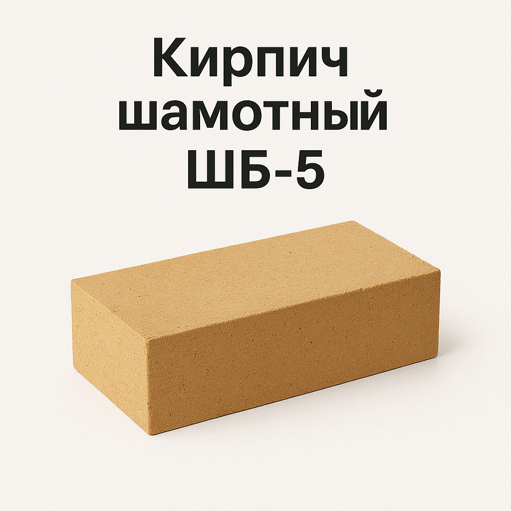 Кирпич шамотный ШБ-5 Кирпич шамотный ШБ-5